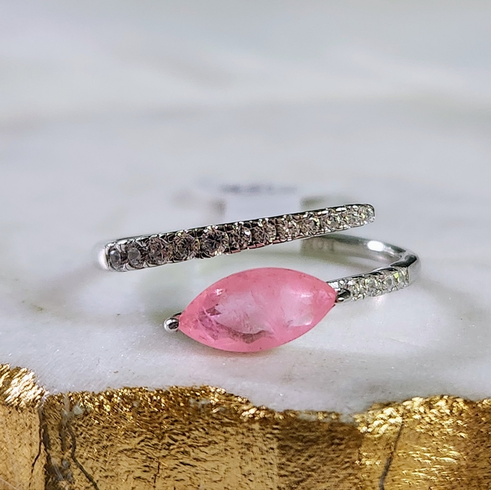 NWT BP 'Even Better Times' Smithsonite Genuine Quartz Sterling Silver Ring - 9 - Picture 1 of 11